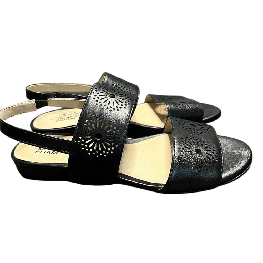 LifeStride Velocity Memory Foam Corinne Open Toe Stretch Slingback Sandals SZ 7 - Picture 5 of 8